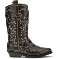 Bocanci casual MID SHAFT EMBROIDERED WESTERN BOOT OLEAT Femei