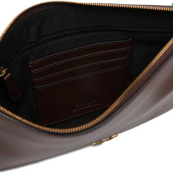 Genti de umar Pinko Leather Shoulder Bag BURGUNDY WINE-ANTIQUE GOLD Femei (BM 19701557) 5