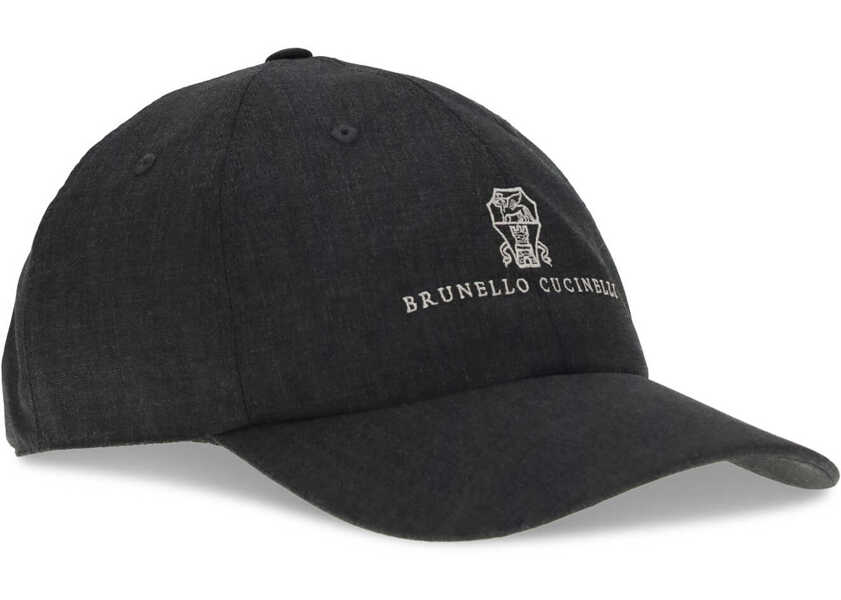 Sepci Brunello Cucinelli Logo Baseball Hat ANTRACITE299 Barbati (BM 19701563) 2
