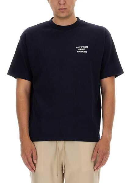 Tricouri DRLE DE MONSIEUR T-Shirt In Cotone BLUE Barbati (BM 19701716) 2