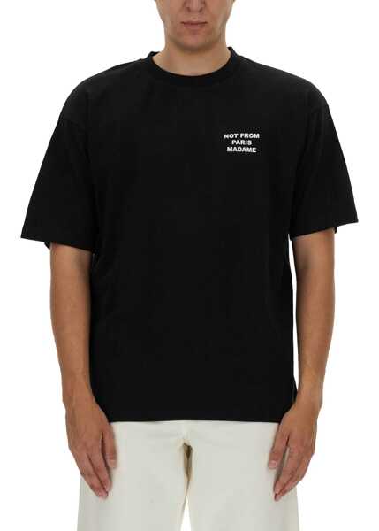 Tricouri DRLE DE MONSIEUR T-Shirt In Cotone BLACK Barbati (BM 19701722) 2