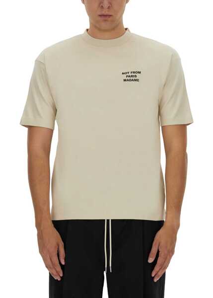 Tricouri DRLE DE MONSIEUR T-Shirt Slogan BEIGE Barbati (BM 19701737) 2