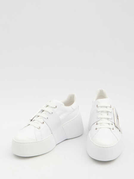 Sneakers Roger Vivier Viv Skate Sneakers WHITE Femei (BM 19701776) 5