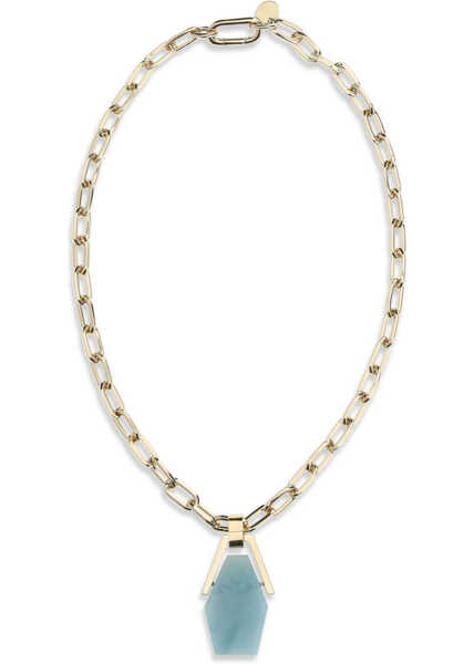 Coliere La DoubleJ Portal chain Necklace AMAZONITE Femei (BM 19701791) 2