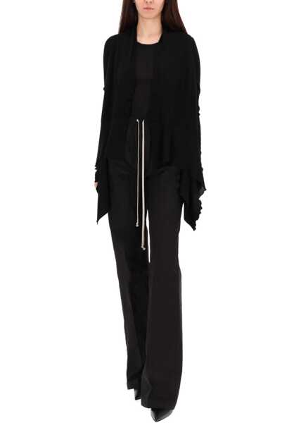 Tricouri Rick Owens T-Shirt A Maniche Lunge BLACK Femei (BM 19701854) 2