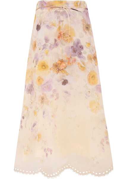 Fuste casual ZIMMERMANN Memento Midi Skirt MULTICOLOUR Femei (BM 19701860) 5