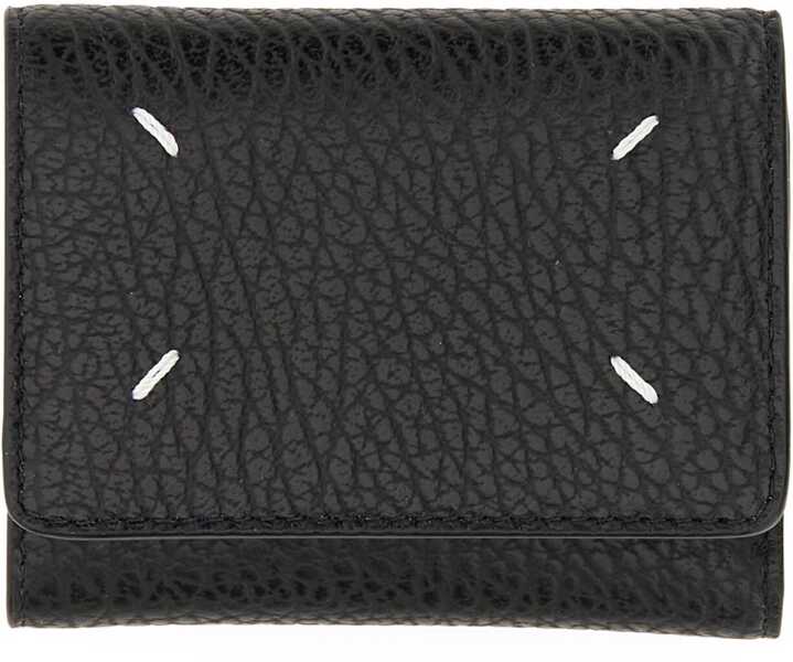 Portofele Maison Margiela Portafoglio In Pelle BLACK Barbati (BM 19701869) 4