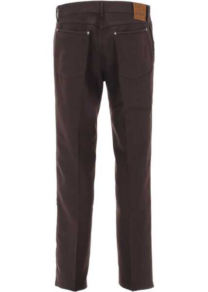 Pantaloni casual Tom Ford Wool Pants BROWN Barbati (BM 19701887) 2