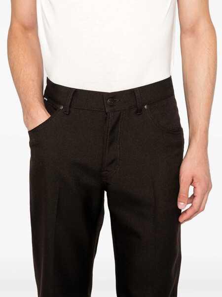 Pantaloni casual Tom Ford Wool Pants BROWN Barbati (BM 19701887) 5