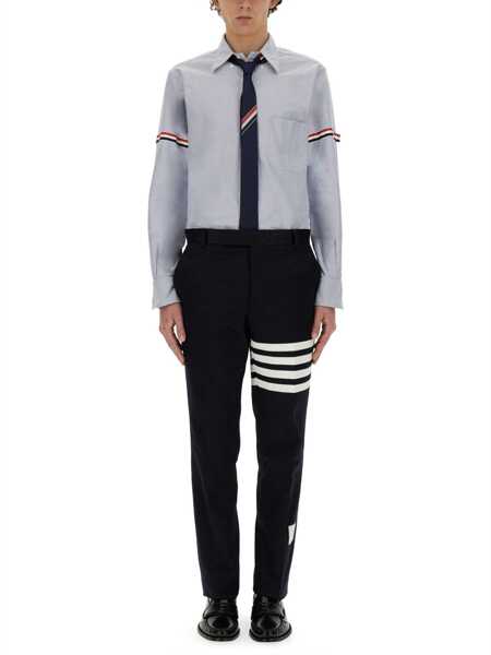Camasi casual Thom Browne Camicia Classica BLUE Barbati (BM 19701899) 4
