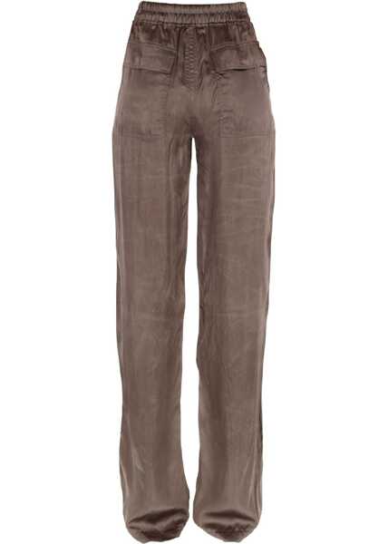 Pantaloni casual Rick Owens Pants Dietrich GREY Femei (BM 19701911) 3