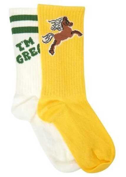 Sosete MINI RODINI 2 Pack I Am Great Socks MULTICOLOUR Baieti (BM 19701917) 3