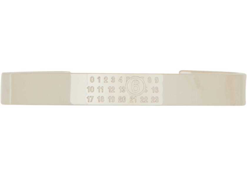 Bratari MM6 Maison Margiela Bracciale Rigido Con Numeric Signature SILVER Femei (BM 19701932) 2