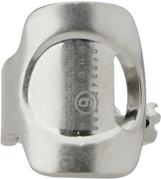 Inele MM6 Maison Margiela Anello Con Logo SILVER Femei (BM 19701959) 2