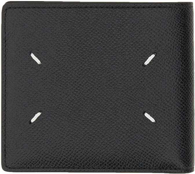 Portofele Maison Margiela Portafoglio Bi-Fold Four Stitches BLACK Barbati (BM 19701971) 3