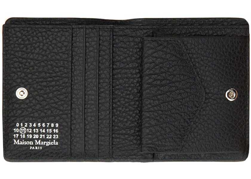 Portofele Maison Margiela Portafoglio Compact Bifold BLACK Barbati (BM 19701980) 4