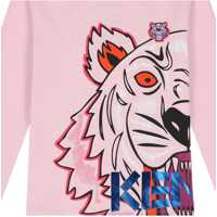 Imbracaminte pentru Fete pagina 5 - Tricouri Kenzo T-Shirt Tiger PINK Fete (BM 19701983) - B-mall.ro