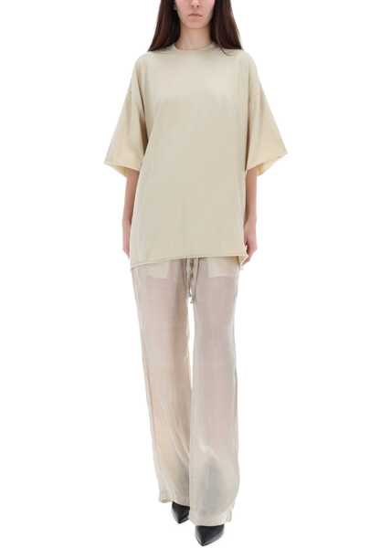 Tricouri Rick Owens Tommy-T T-Shirt POWDER Femei (BM 19702001) 2