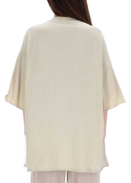 Tricouri Rick Owens Tommy-T T-Shirt POWDER Femei (BM 19702001) 3