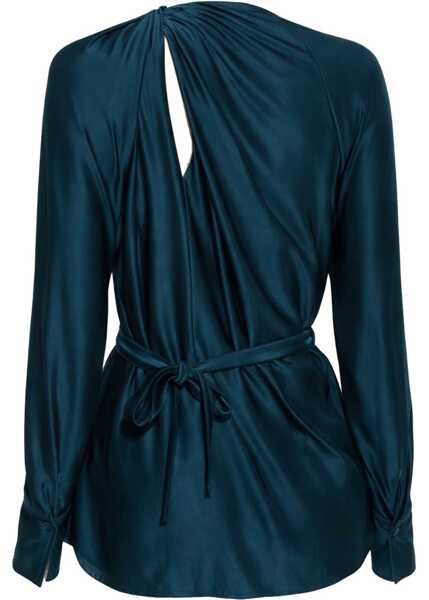 Bluze Victoria Beckham Draped Blouse BLACK Femei (BM 19702022) 2