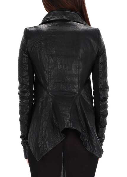 Sacouri office Rick Owens Temple Naska Biker Jacket BLACK Femei (BM 19702028) 3