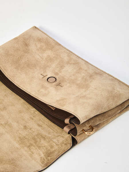 Genti de umar TODS T Timelss Flap Bag In Leather BROWN Femei (BM 19702211) 4