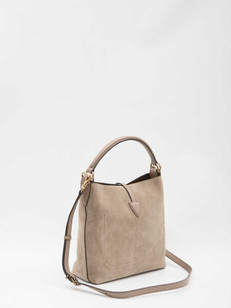 Genti de mana TODS T Timeless Mini Bucket Bag BROWN Femei (BM 19702217) 2