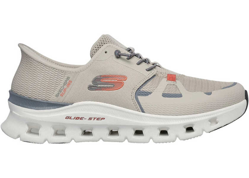 Sneakers SKECHERS Slip-ins Glide-Step Pro Taupe Orange Kremowy Barbati (BM 19702244) 2