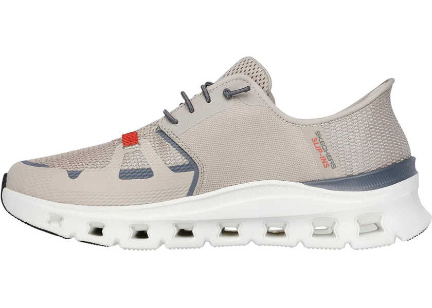 Sneakers SKECHERS Slip-ins Glide-Step Pro Taupe Orange Kremowy Barbati (BM 19702244) 4
