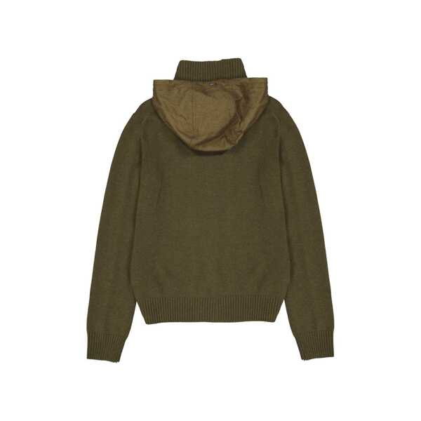 Pulovere Herno Herno Cashmere Zipped Sweater Green Barbati (BM 19702701) 2