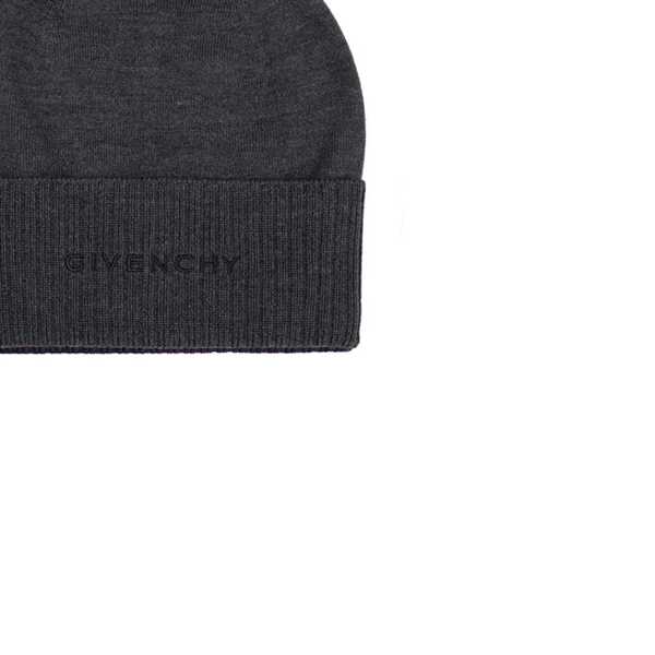 Palarii Givenchy Givenchy Wool Logo Hat Gray Barbati (BM 19702716) 3