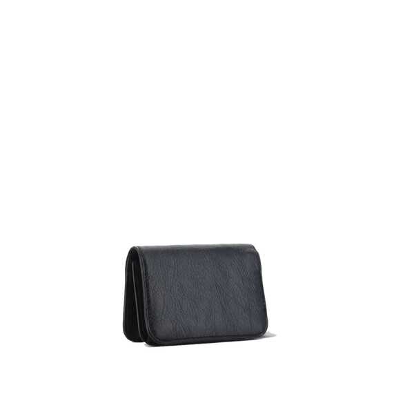Portofele Balenciaga Balenciaga Leather BB Wallet And Card Holder Black Femei (BM 19702728) 2