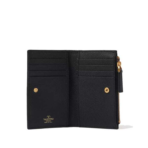 Portofele Valentino Garavani Valentino Garavani Card Holder Black Femei (BM 19702731) 3