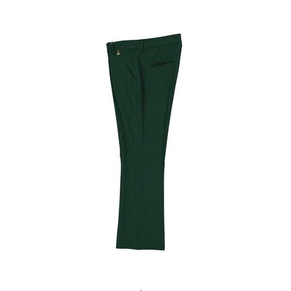 Pantaloni casual Herno Herno Cropped Trousers Green Femei (BM 19702800) 2