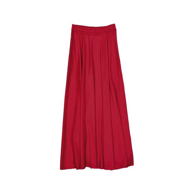 Fuste casual Herno Herno Elastic Waist Midi Skirt Red Femei (BM 19702818) 2