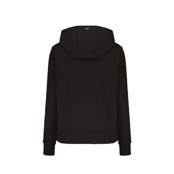 Bluze de trening Herno Herno logo-detail hoodie Black Femei (BM 19702821) 2