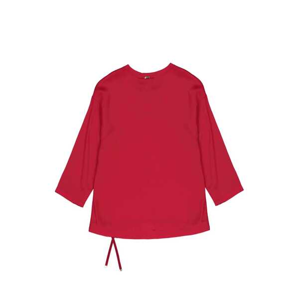 Topuri Herno Herno long-sleeve V-neck top Red Femei (BM 19702824) 2