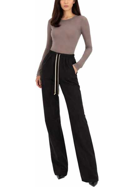 Tricouri Rick Owens Long-Sleeved T-Shirt GREY Femei (BM 19702862) 2