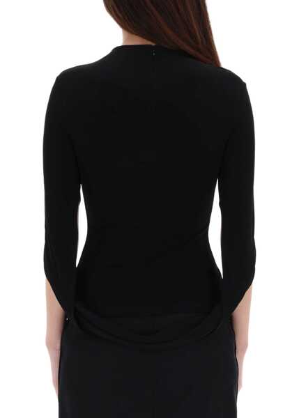 Bluze Alexander Wang Draped Back Top BLACK Femei (BM 19702874) 4