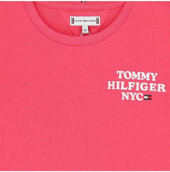 Tricouri Tommy Hilfiger Nyc Graphic T-Shirt FUCHSIA Fete (BM 19702880) 3