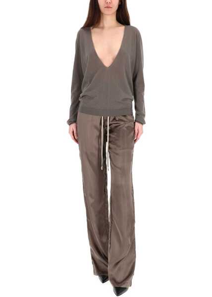 Pulovere casual Rick Owens Extreme V Neck Jersey BLACK Femei (BM 19702901) 2