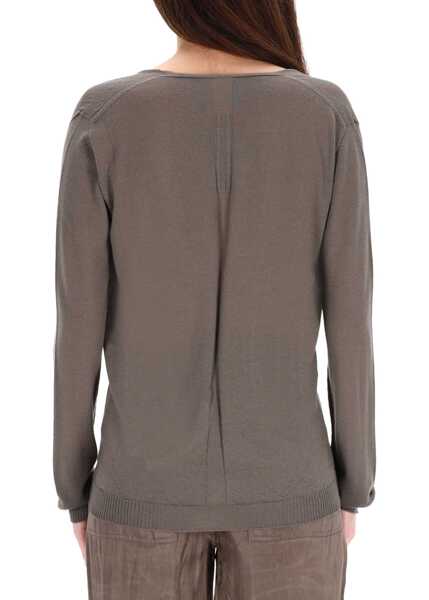 Pulovere casual Rick Owens Extreme V Neck Jersey BLACK Femei (BM 19702901) 3