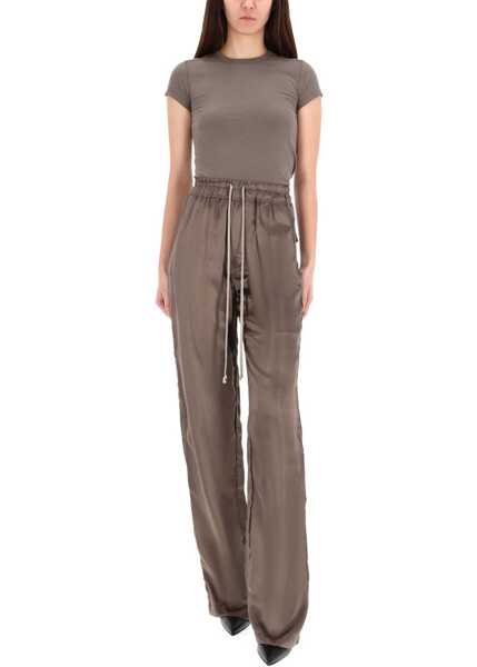 Tricouri Rick Owens Cotton T-Shirt GREY Femei (BM 19702943) 2