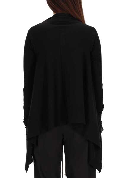 Cardigane Rick Owens Medium Wrap Cardigan BLACK Femei (BM 19702952) 3