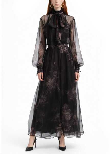 Bluze ZIMMERMANN Blouse With Lavalliere Hypnotic BLACK Femei (BM 19702973) 2