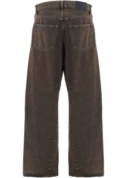 Blugi drepti SUNFLOWER Wide Twist Pants BROWN Barbati (BM 19702979) 2