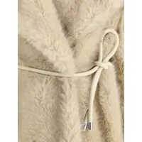 Paltoane Max Mara Dama - Paltoane Max Mara Furry Rosaria Belted Coat BEIGE Femei (BM 19703027) - B-mall.ro