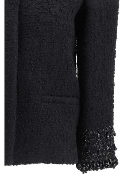 Jachete Valentino Garavani Tweed virgin wool Jacket NERO Femei (BM 19703033) 3