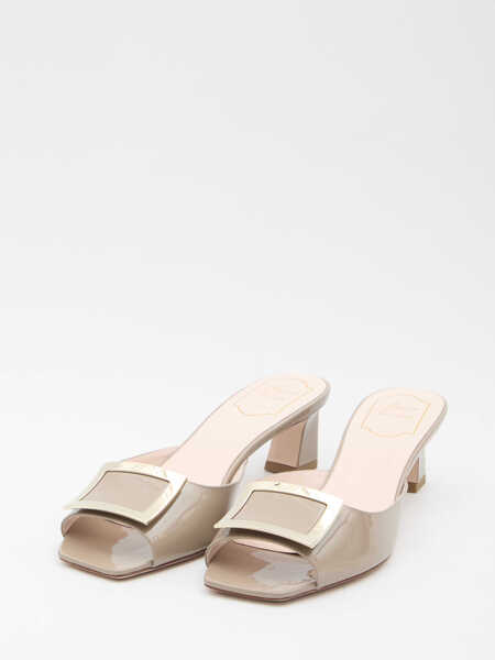 Sandale Roger Vivier Trompette Metal Mules BEIGE Femei (BM 19703048) 2