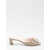 Roger Vivier Trompette Metal Mules BEIGE